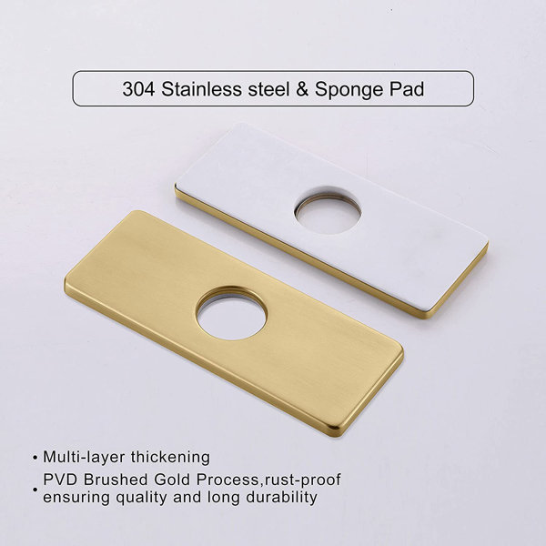 OAKLAND Bathroom Faucet Hole Cover Deck Plate & Reviews Wayfair